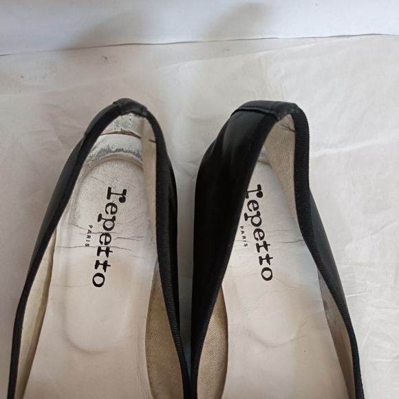 Repetto flats heels Flower Embroidery black Rare size 38 - Picture 4 of 15